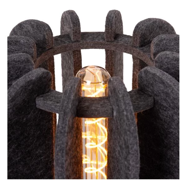 Lucide RAFAL - Table lamp - Ø 23 cm - 1xE27 - Grey - detail 1